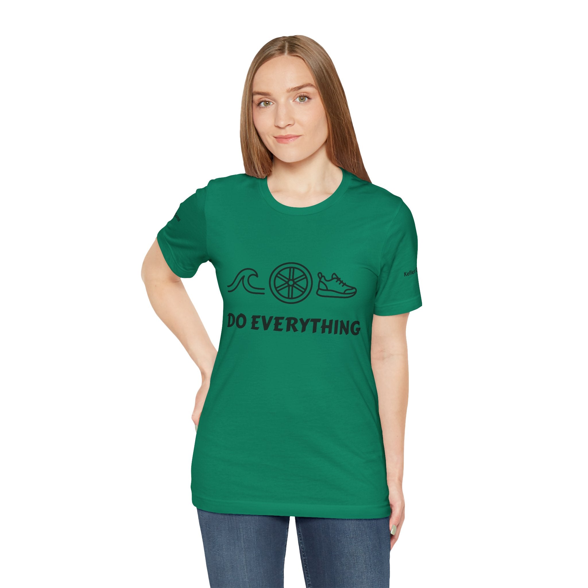 Do Everything Tee — Life’s a Gift Swim, Bike & Run Motivational T‑Shirt