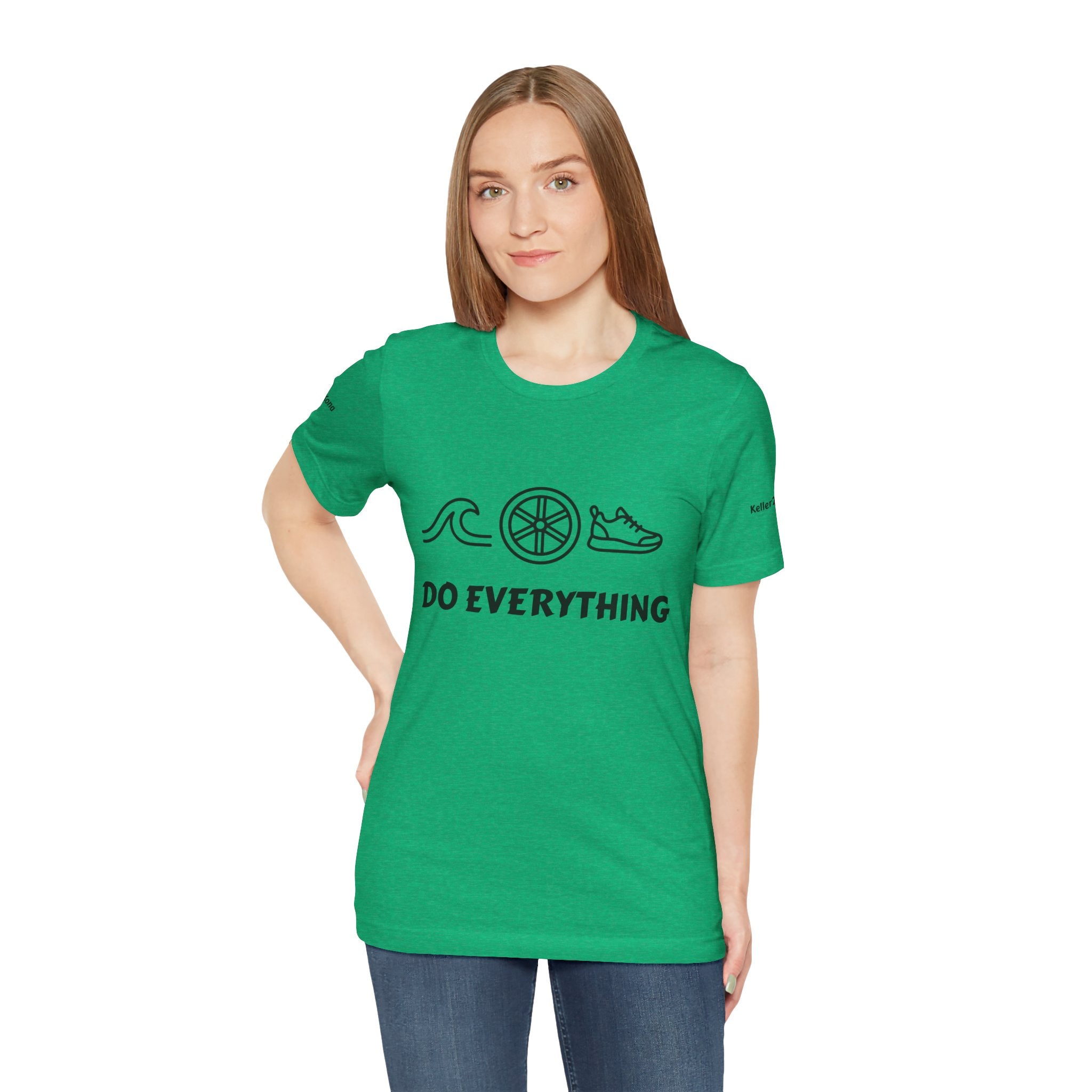 Do Everything Tee — Life’s a Gift Swim, Bike & Run Motivational T‑Shirt