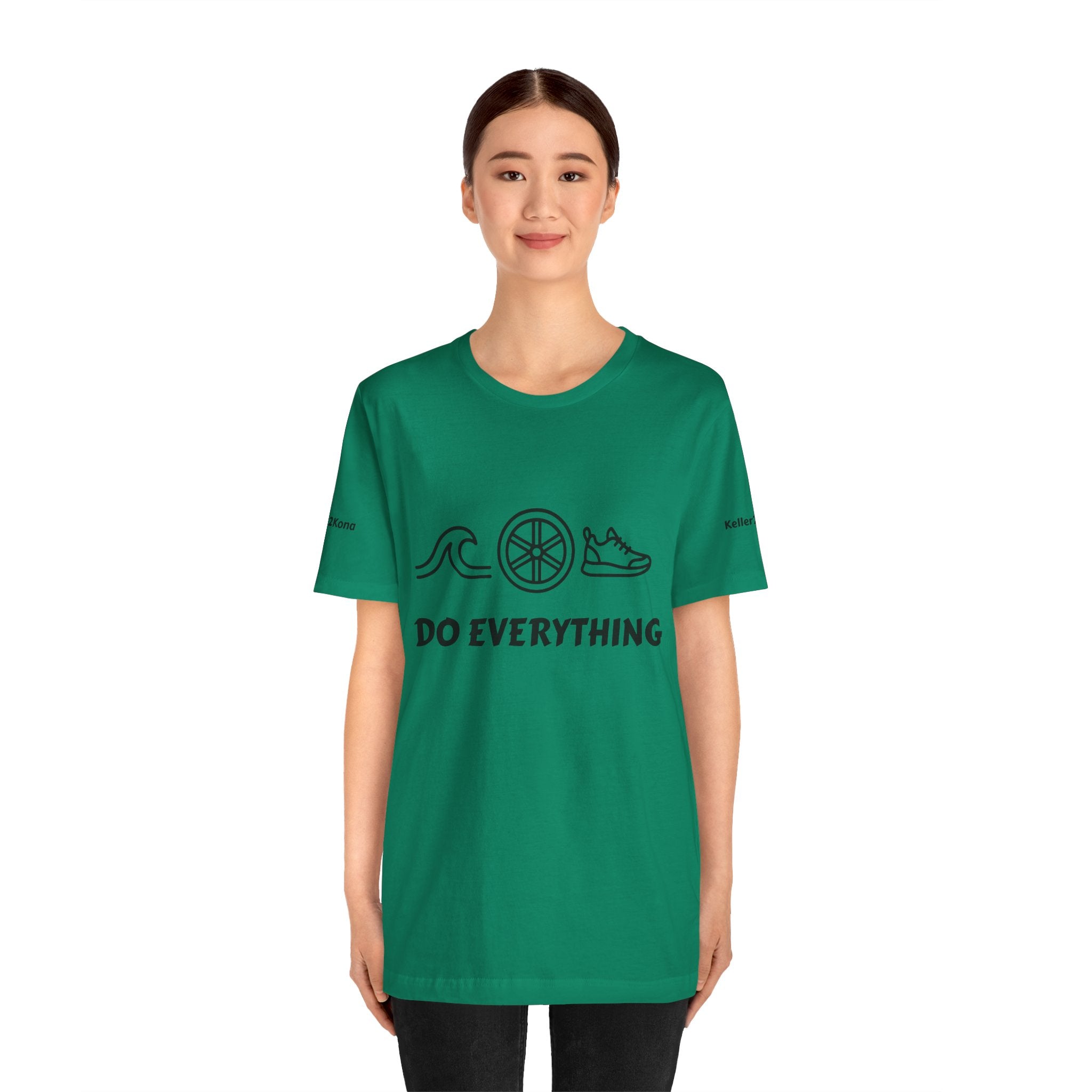 Do Everything Tee — Life’s a Gift Swim, Bike & Run Motivational T‑Shirt