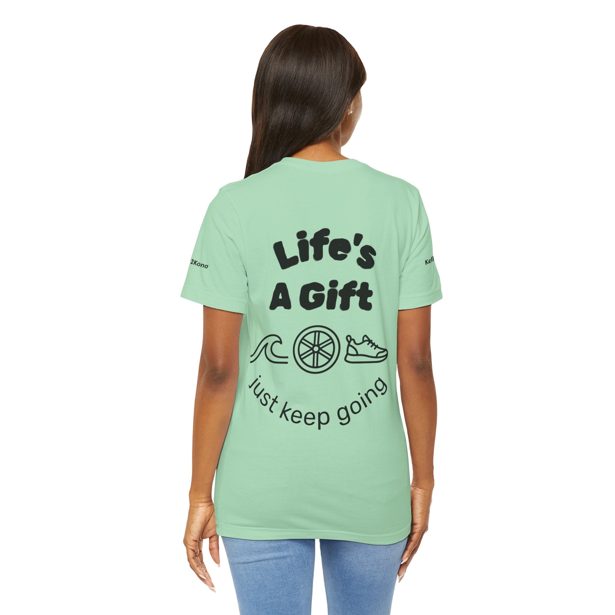 Do Everything Tee — Life’s a Gift Swim, Bike & Run Motivational T‑Shirt