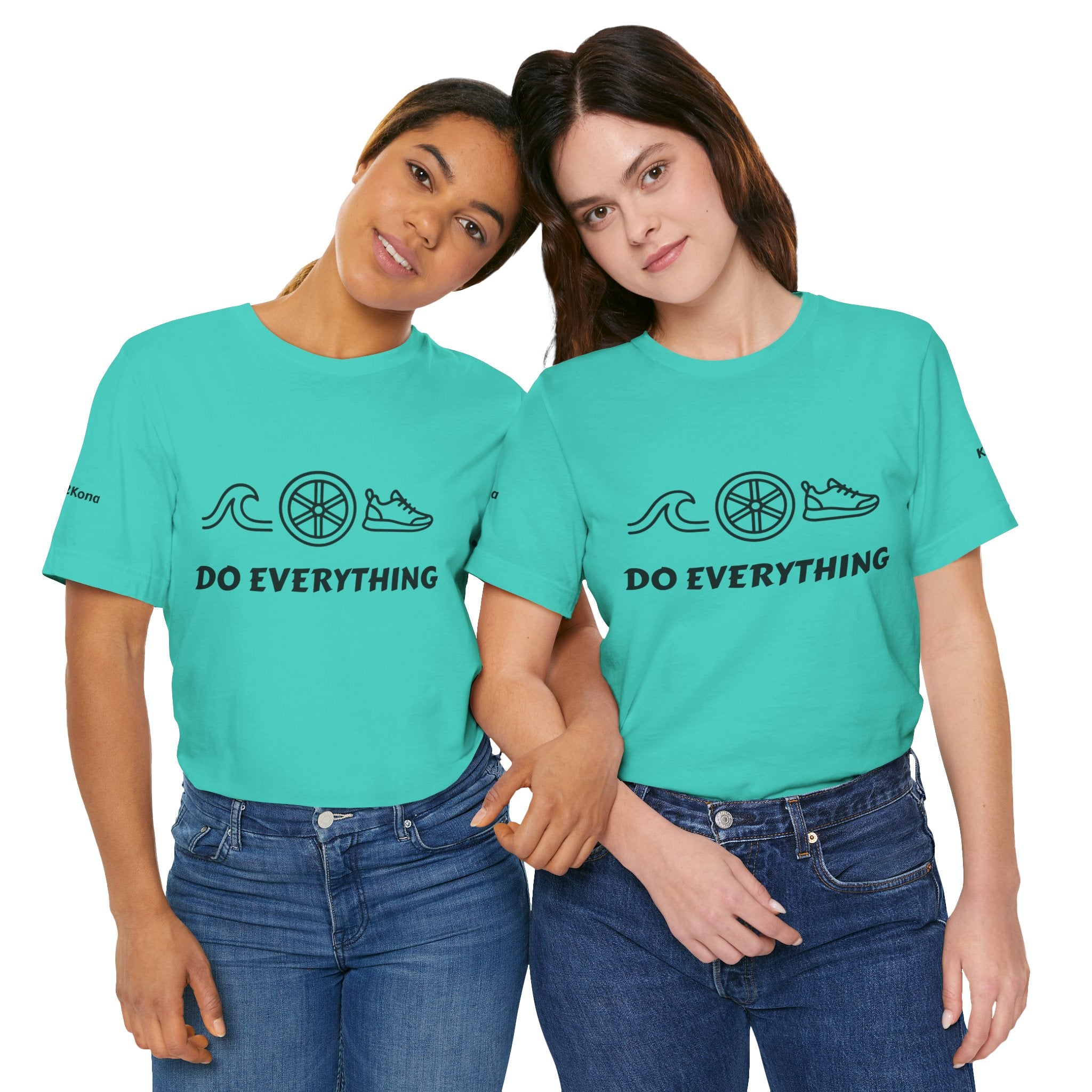 Do Everything Tee — Life’s a Gift Swim, Bike & Run Motivational T‑Shirt