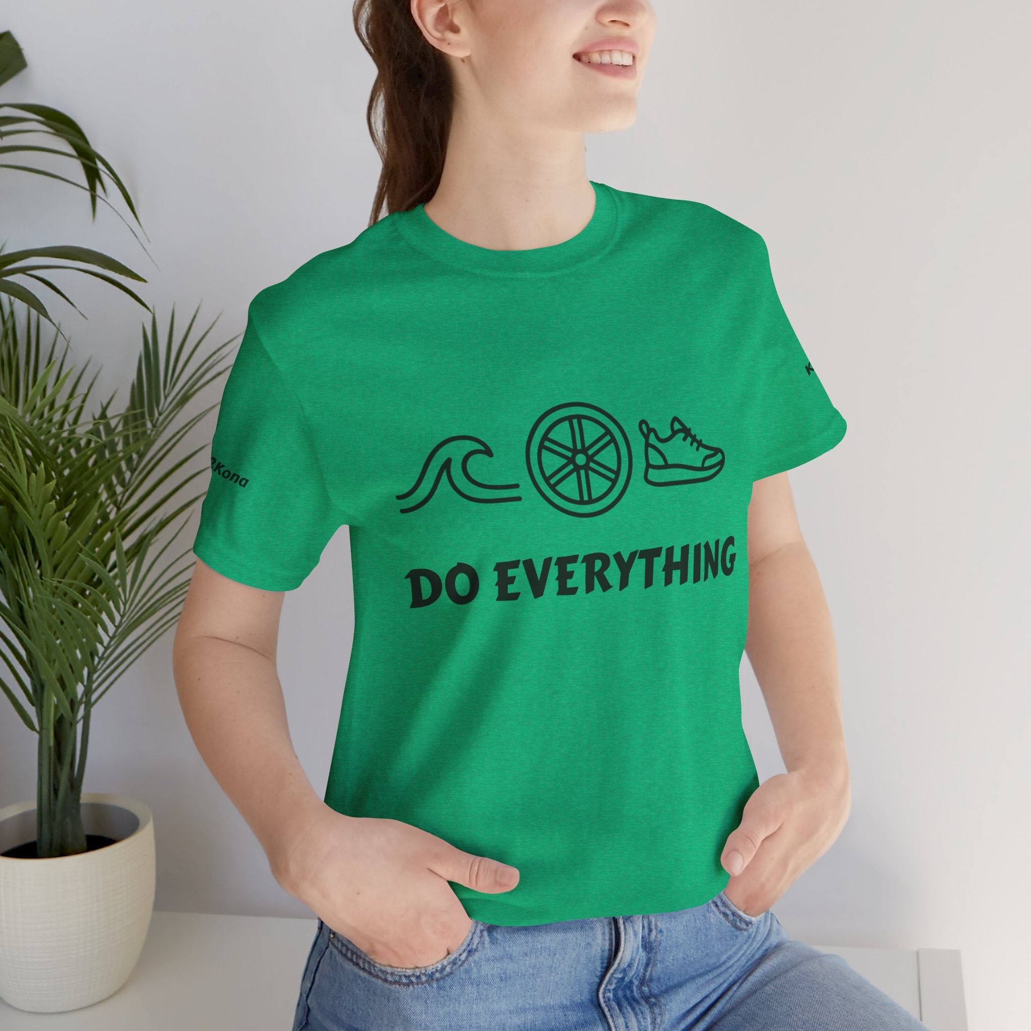 Do Everything Tee — Life’s a Gift Swim, Bike & Run Motivational T‑Shirt