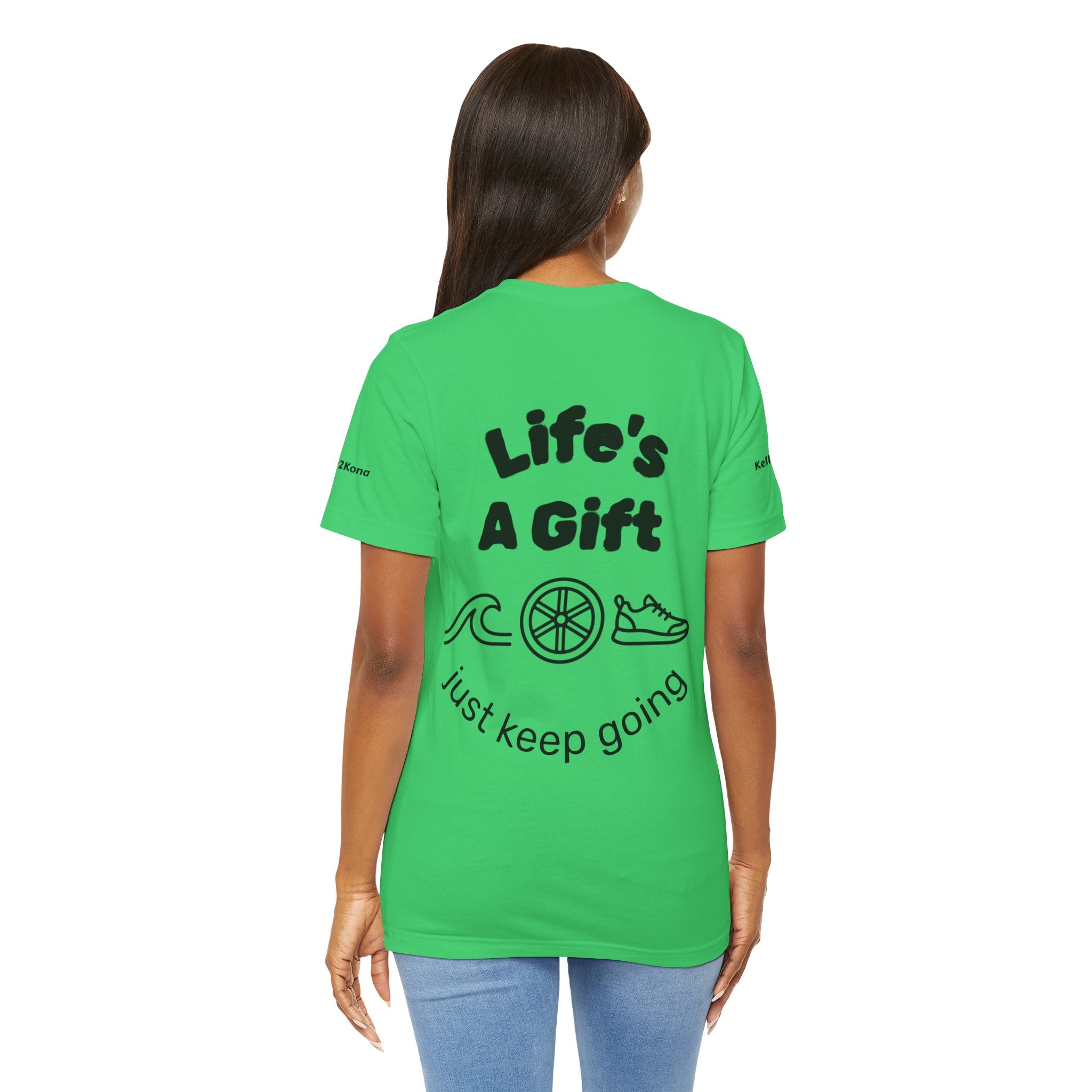 Do Everything Tee — Life’s a Gift Swim, Bike & Run Motivational T‑Shirt