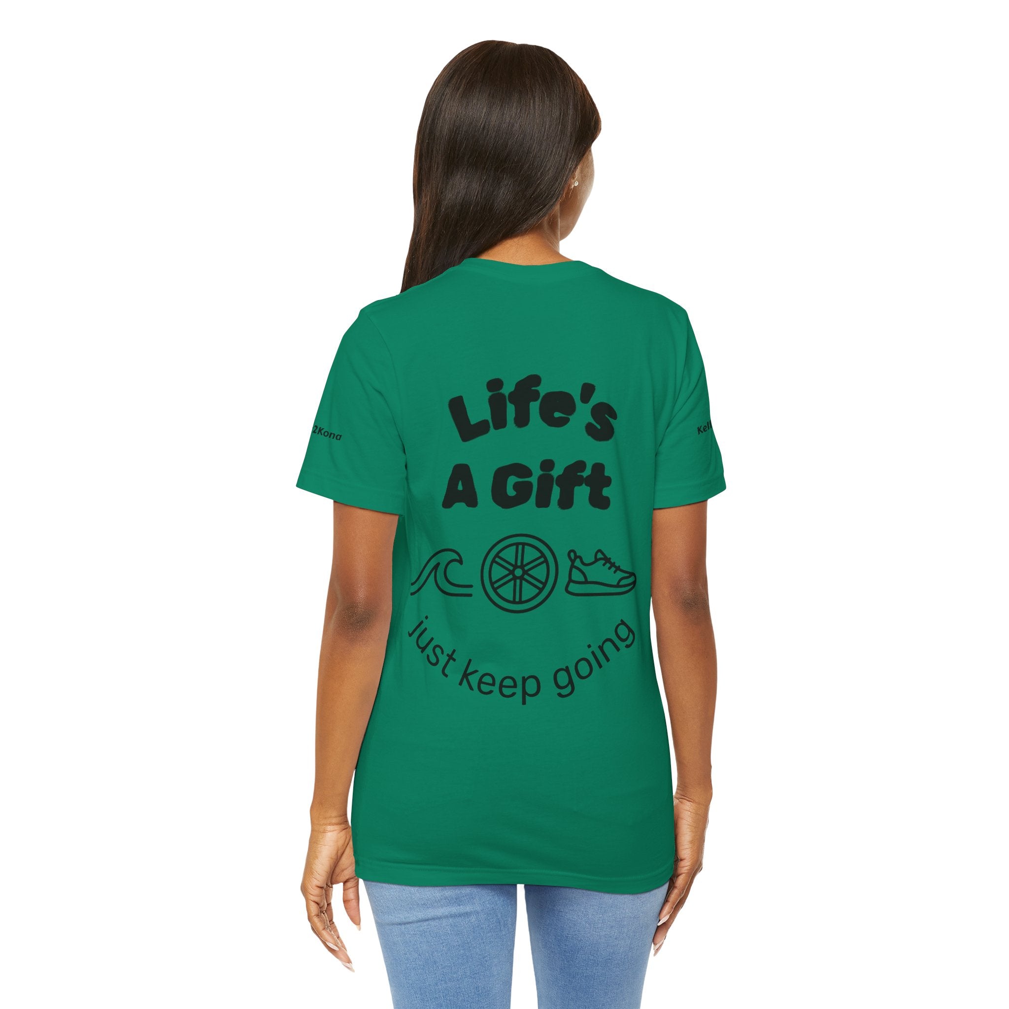 Do Everything Tee — Life’s a Gift Swim, Bike & Run Motivational T‑Shirt