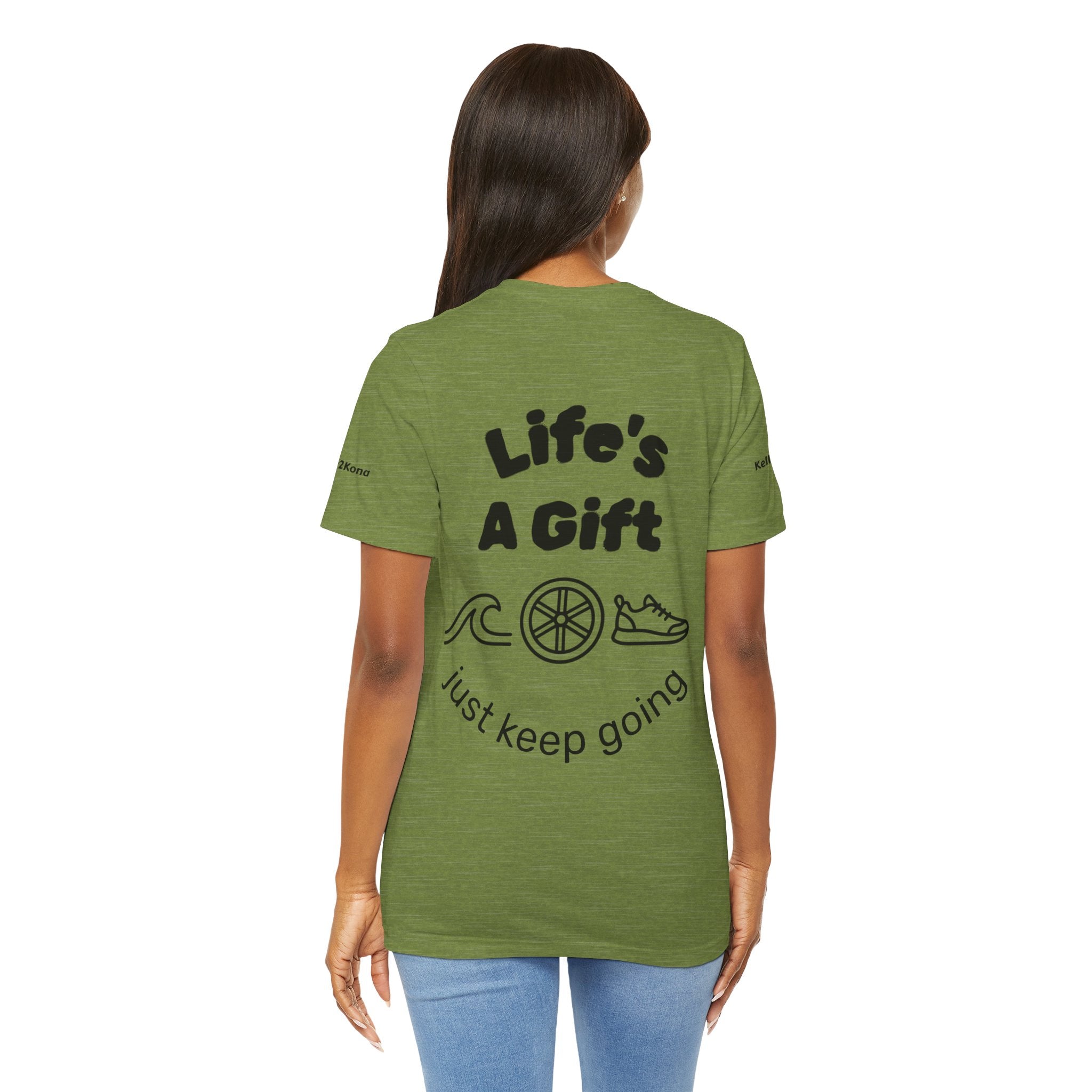 Do Everything Tee — Life’s a Gift Swim, Bike & Run Motivational T‑Shirt