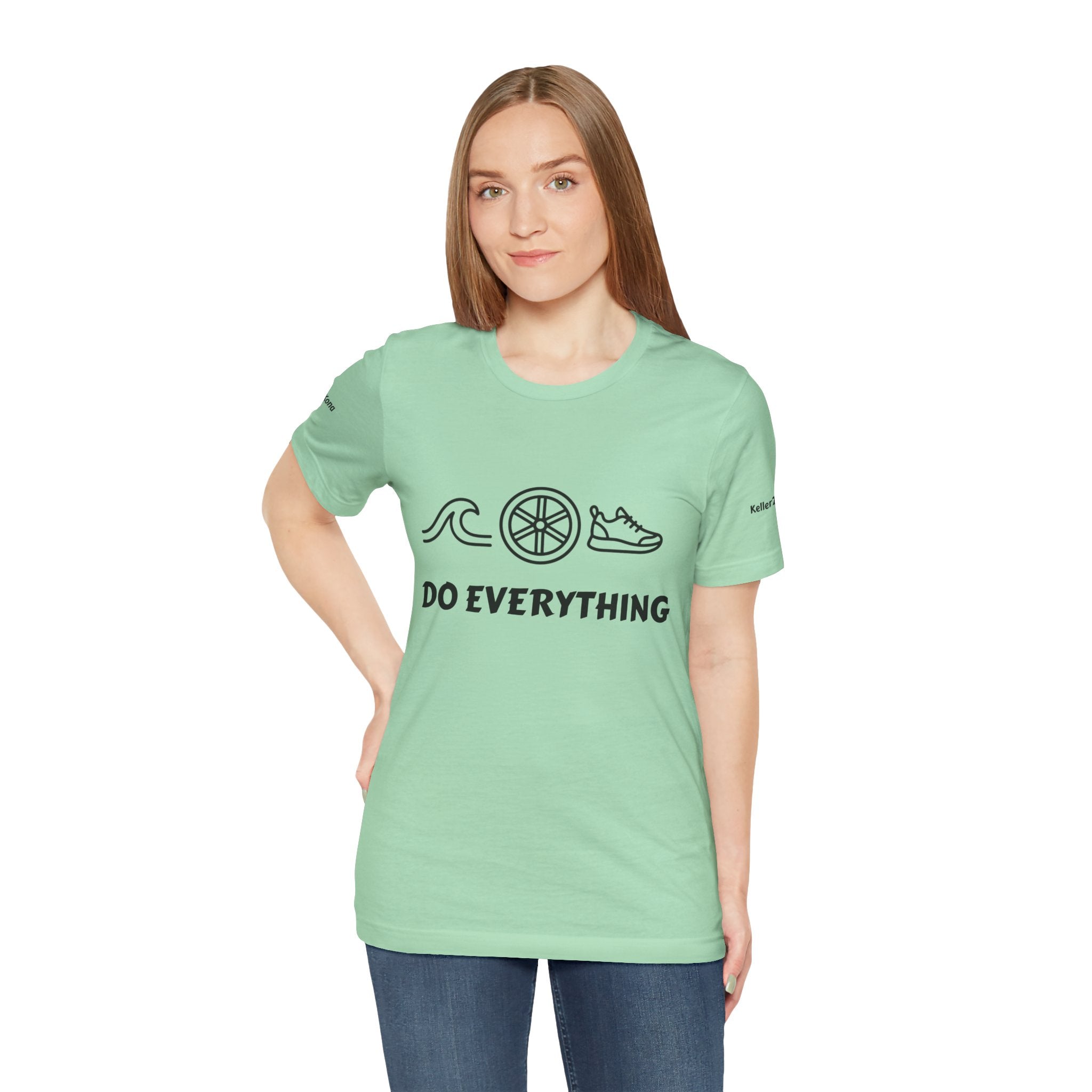 Do Everything Tee — Life’s a Gift Swim, Bike & Run Motivational T‑Shirt