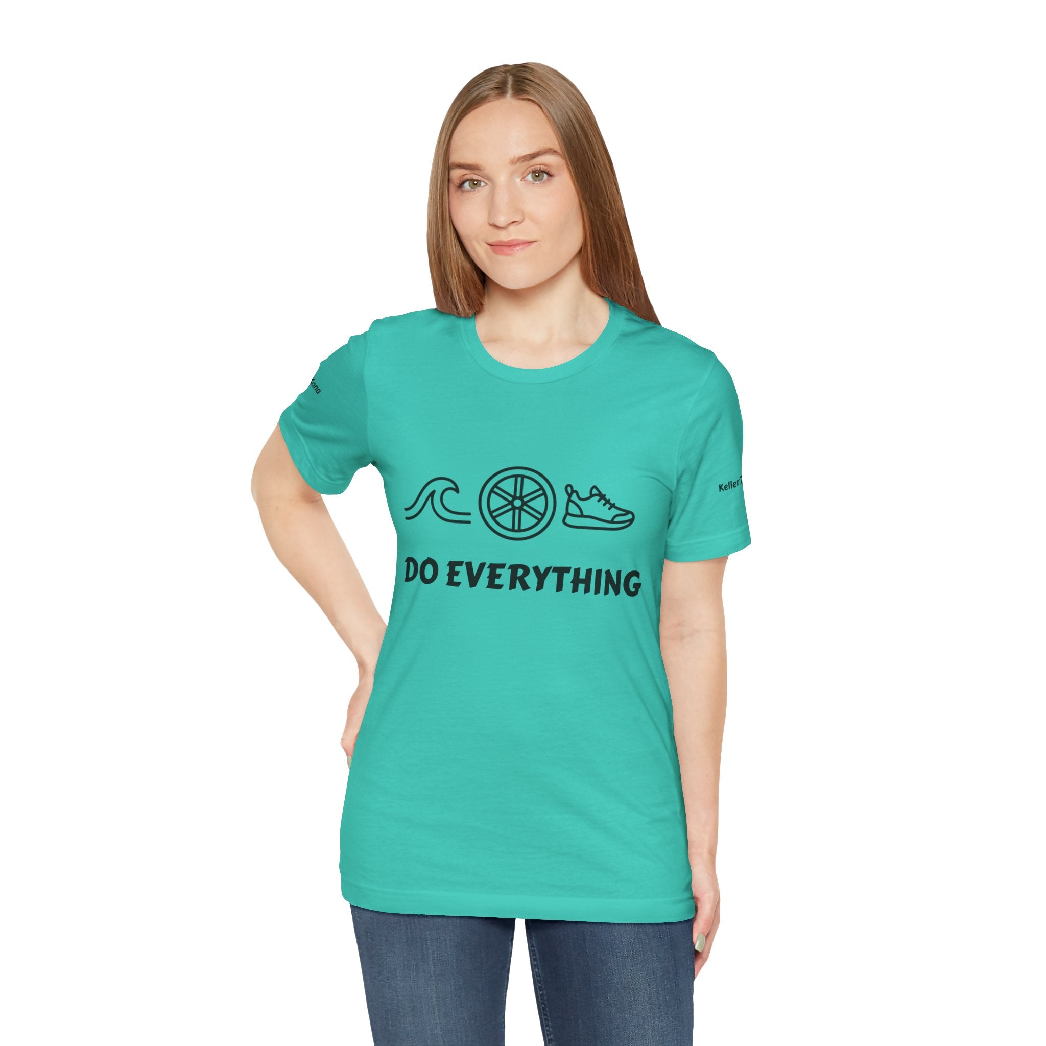 Do Everything Tee — Life’s a Gift Swim, Bike & Run Motivational T‑Shirt