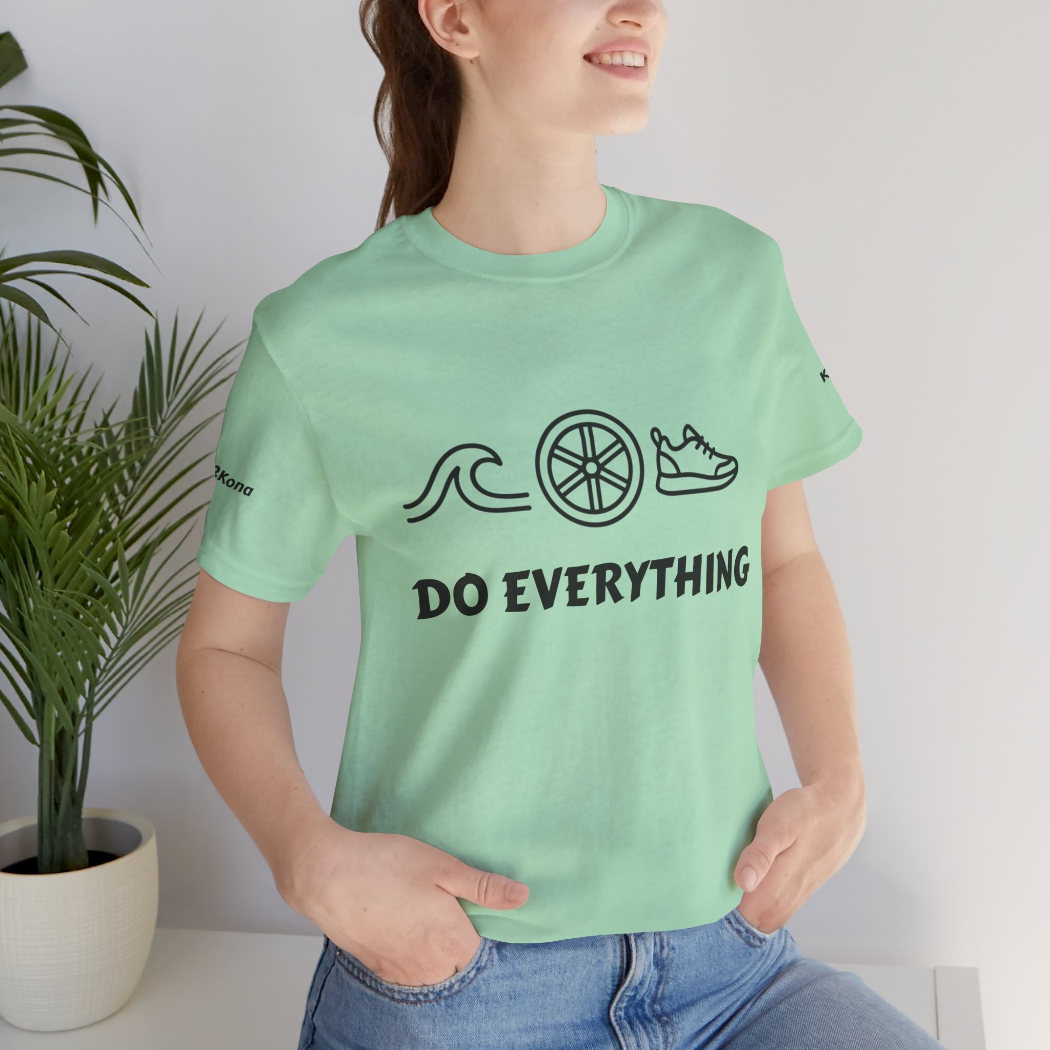 Do Everything Tee — Life’s a Gift Swim, Bike & Run Motivational T‑Shirt