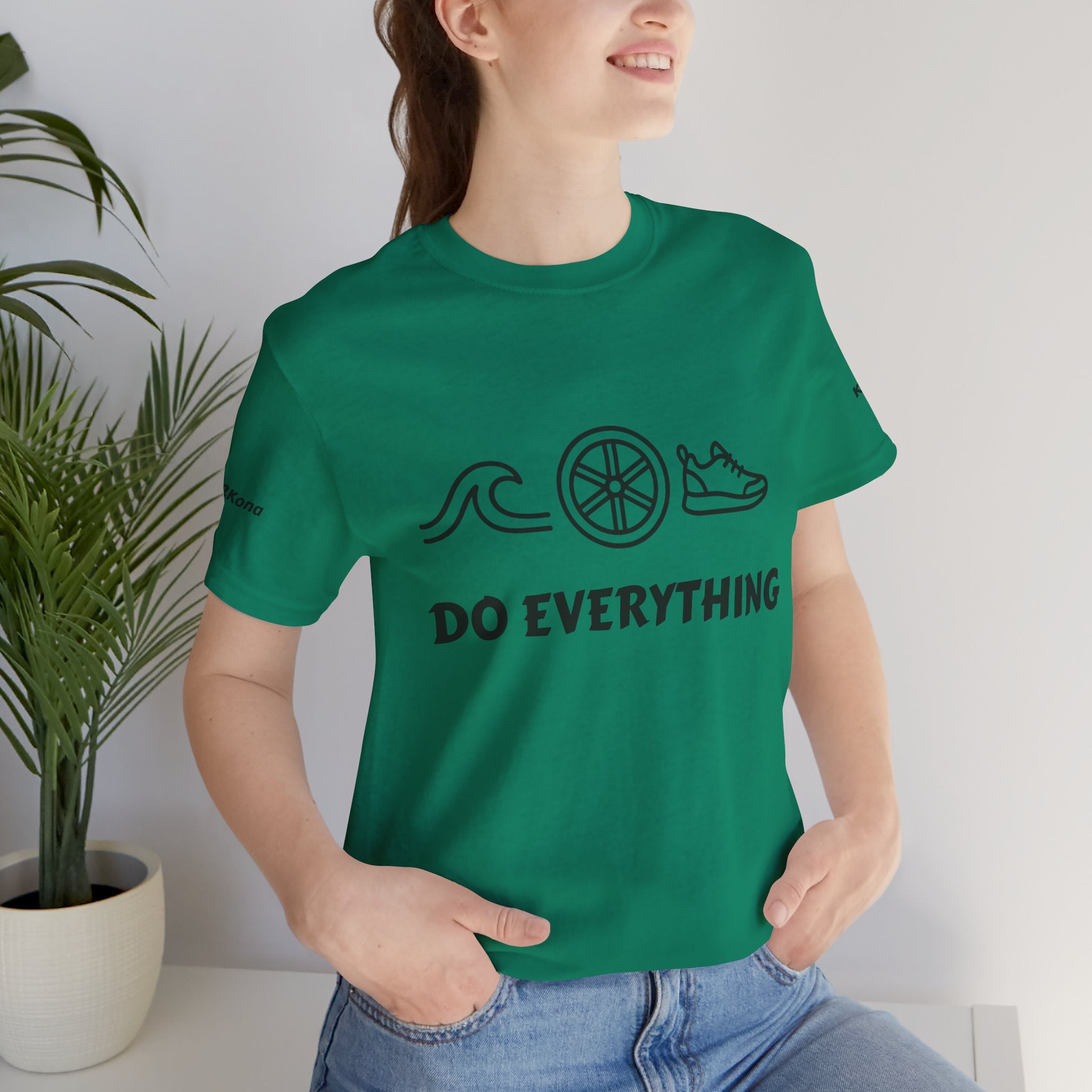 Do Everything Tee — Life’s a Gift Swim, Bike & Run Motivational T‑Shirt