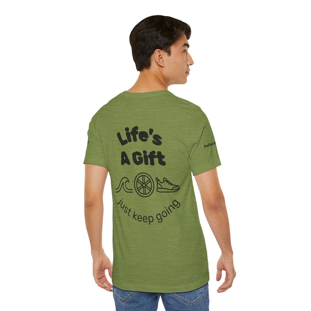 Do Everything Tee — Life’s a Gift Swim, Bike & Run Motivational T‑Shirt